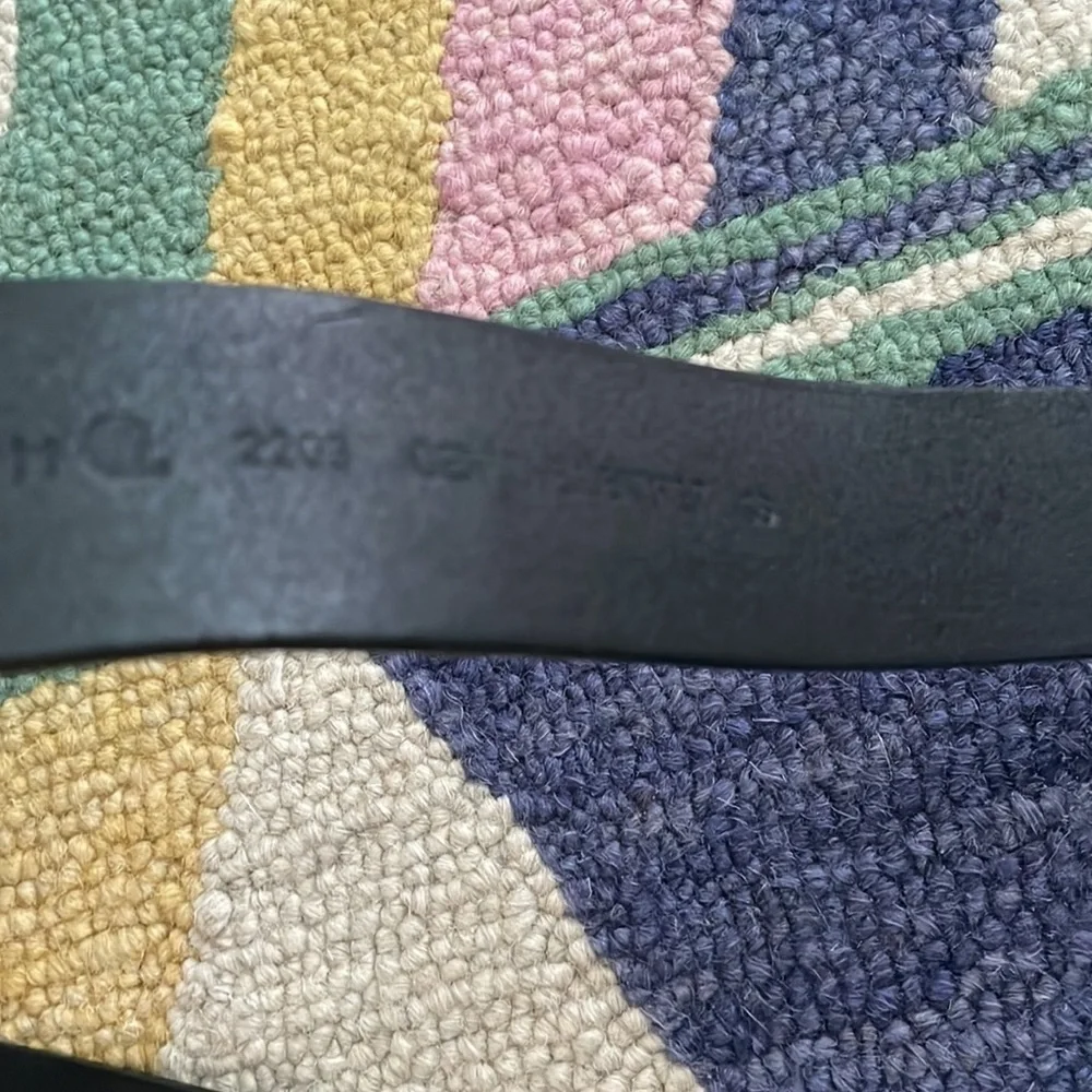 CARHARTT Black Leather Belt‎